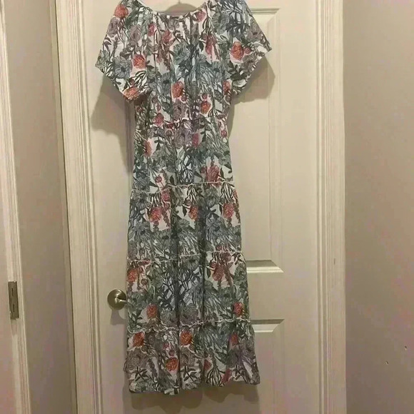 St. John’s Bay Floral Maxi Dress Sz P XXL - Picture 6 of 9